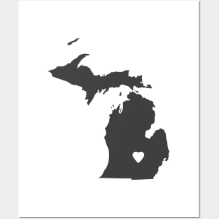 Michigan Love Posters and Art